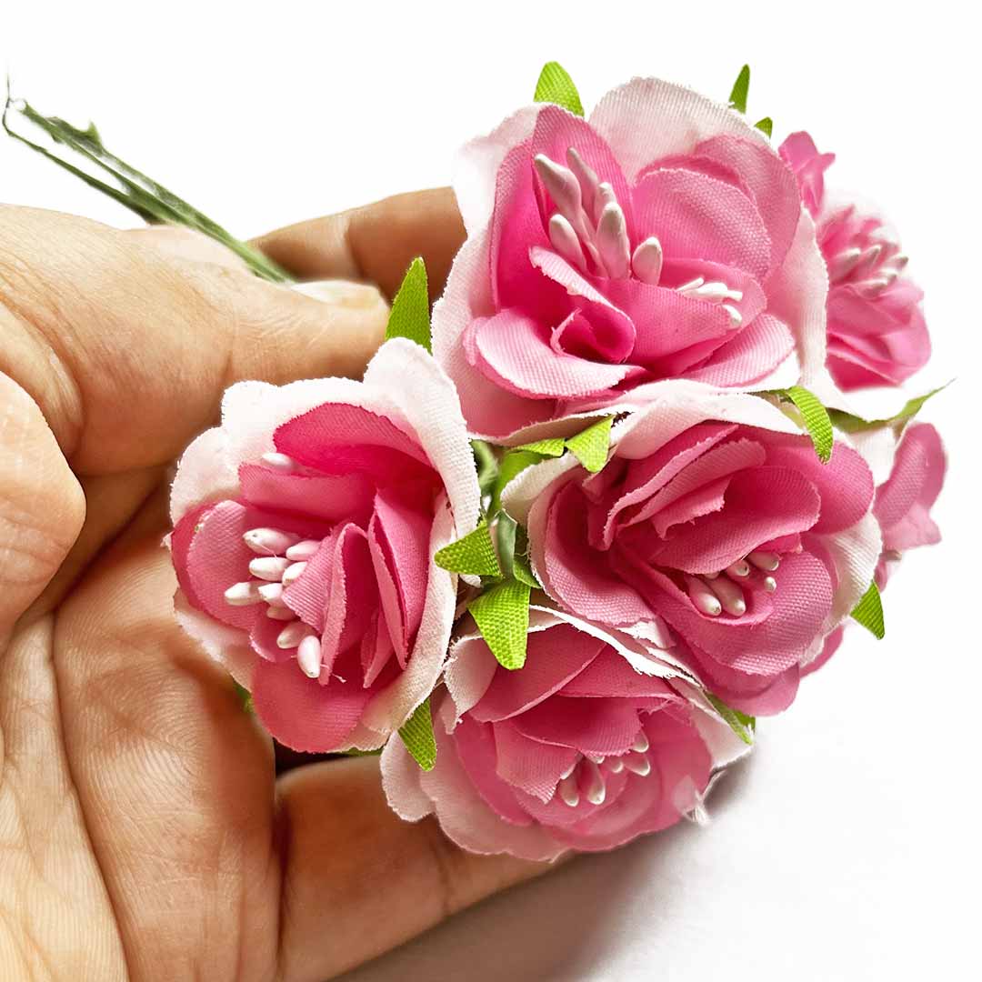 Pink Color Flowers Bunch 2 – Adikala - Craft Store