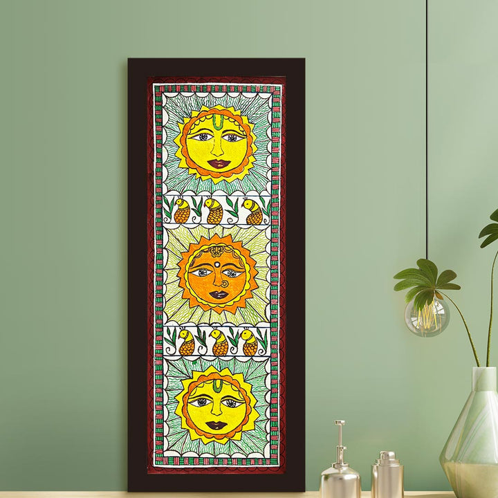 Sun Painting | 3 Diffrent Sun Faces Painting | | madhubani Painting | Paintings | Acrylic Paintings | Pichwai | Pichwai Paintings | Sun Face Paintings | Indian Painting | indian Culture | Adikala Craft Store | Adikala