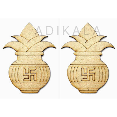 Small Size kalash | Kalash Engraved Design | kalash Pack of 10 | Pooja Decoration | Craft Making Product | Pichwai | Diwali Festivals | Festivals | Laser Cutting Design | Cutouts | Mdf Cutouts | Swastik | Kalash With Swastik Design | Wedding | Decoration | Crafting | Festivals | Craft Making | Amazing Art | Art | Craft | Green | Color | Golden | Gold | Plate | Adikala | Adikala Craft Store | Hobby Craft | Hobby India | Hobby