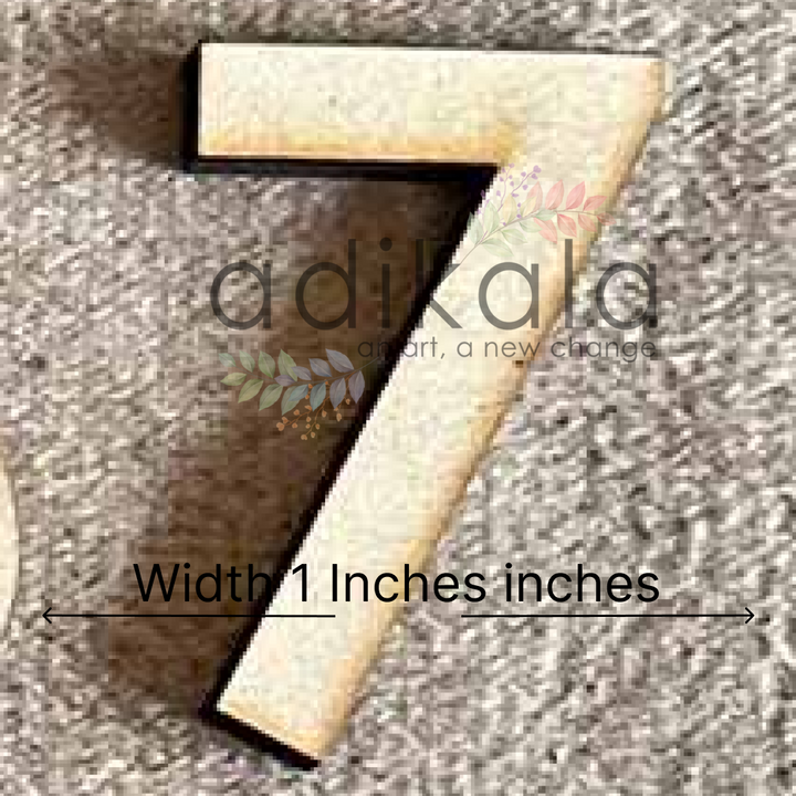 Number Design Cutout Design (1-12)