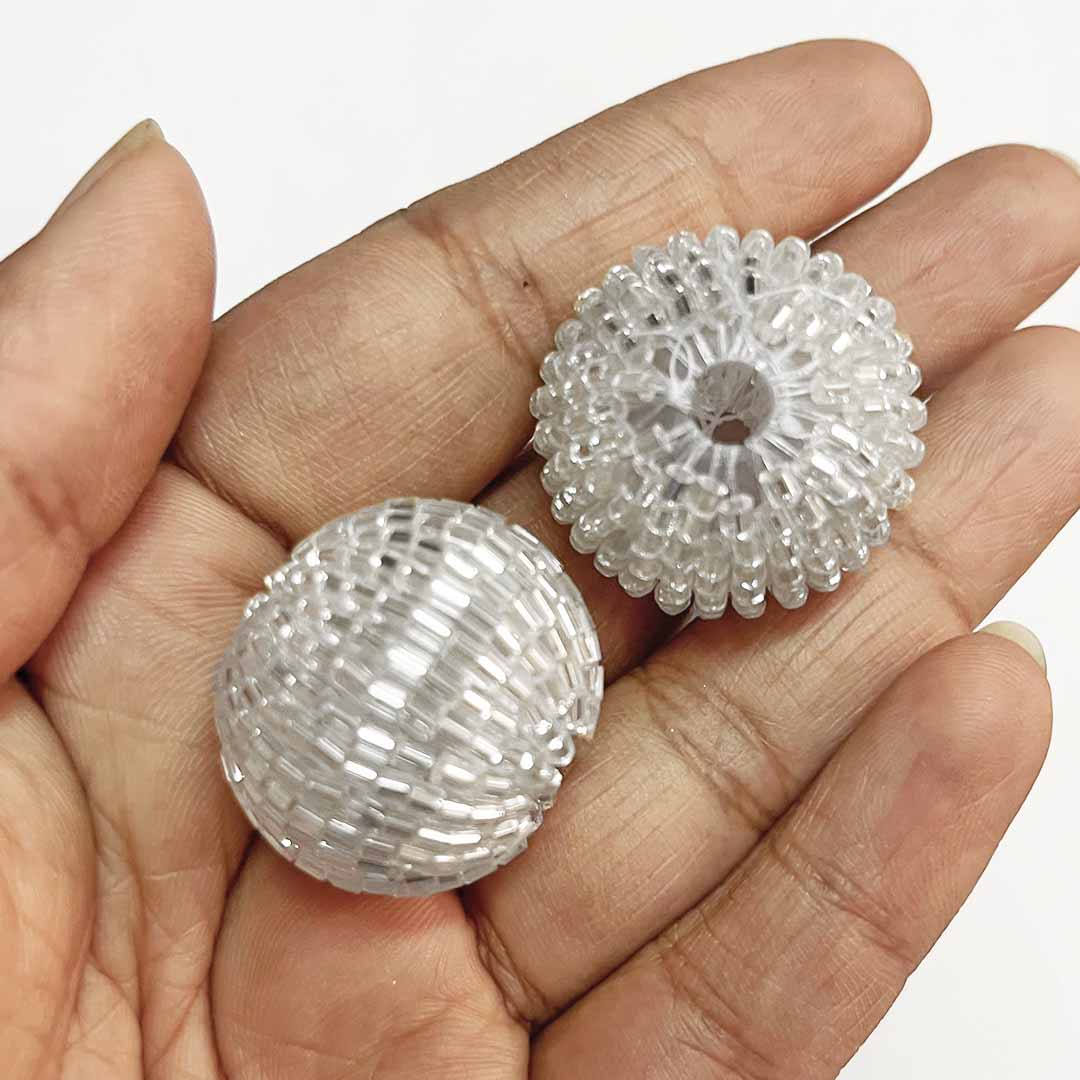 Silver Katdana | katdana Beads | Beads Boll | Katdana Beads Bolls | Craft Making Items | Decorative Essentials | Art | Decor | Festival | Home Craft | Adikala Craft Store | Adikala 
