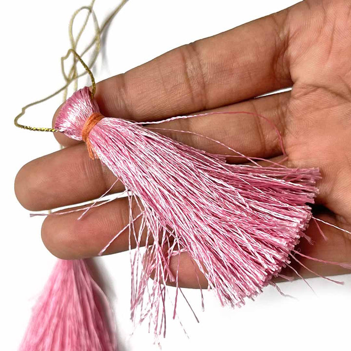 Baby Pink Tassels Pack Of 5