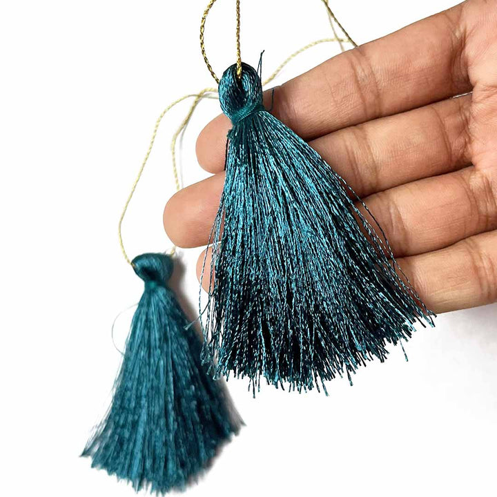 Kaai Green Tassels Pack Of 5