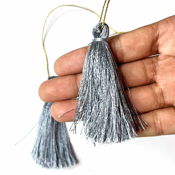 Gray Tassels Pack Of 5