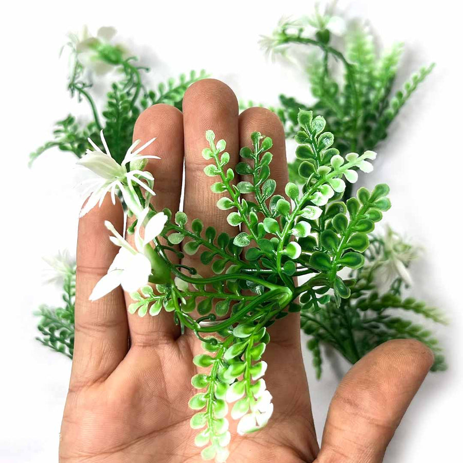 Green Color Leaf Bunch | White Color Leaf Bunch | Bunches Set of 12 | Leaf Bunch | Hobby Craft | Decoration India | Craft Shop Near ME | Adikala Craft STore | Adikala