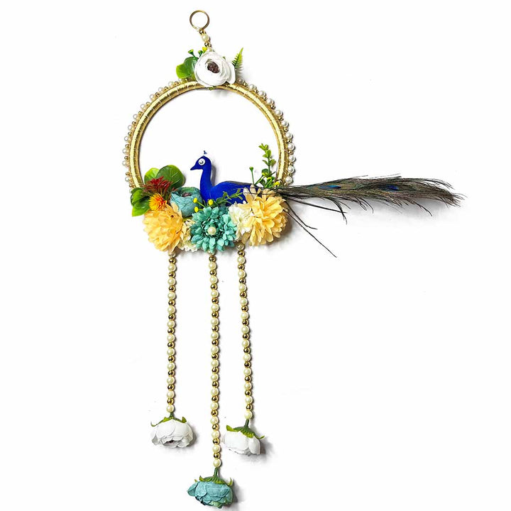 Peacock | Floral Peacock | Floral Hanging Peacock | Hanging Set of 2 | Craft | Art | hanging Set of 2 | Craft Shop Near Me | Adikala Craft Store | Adikala