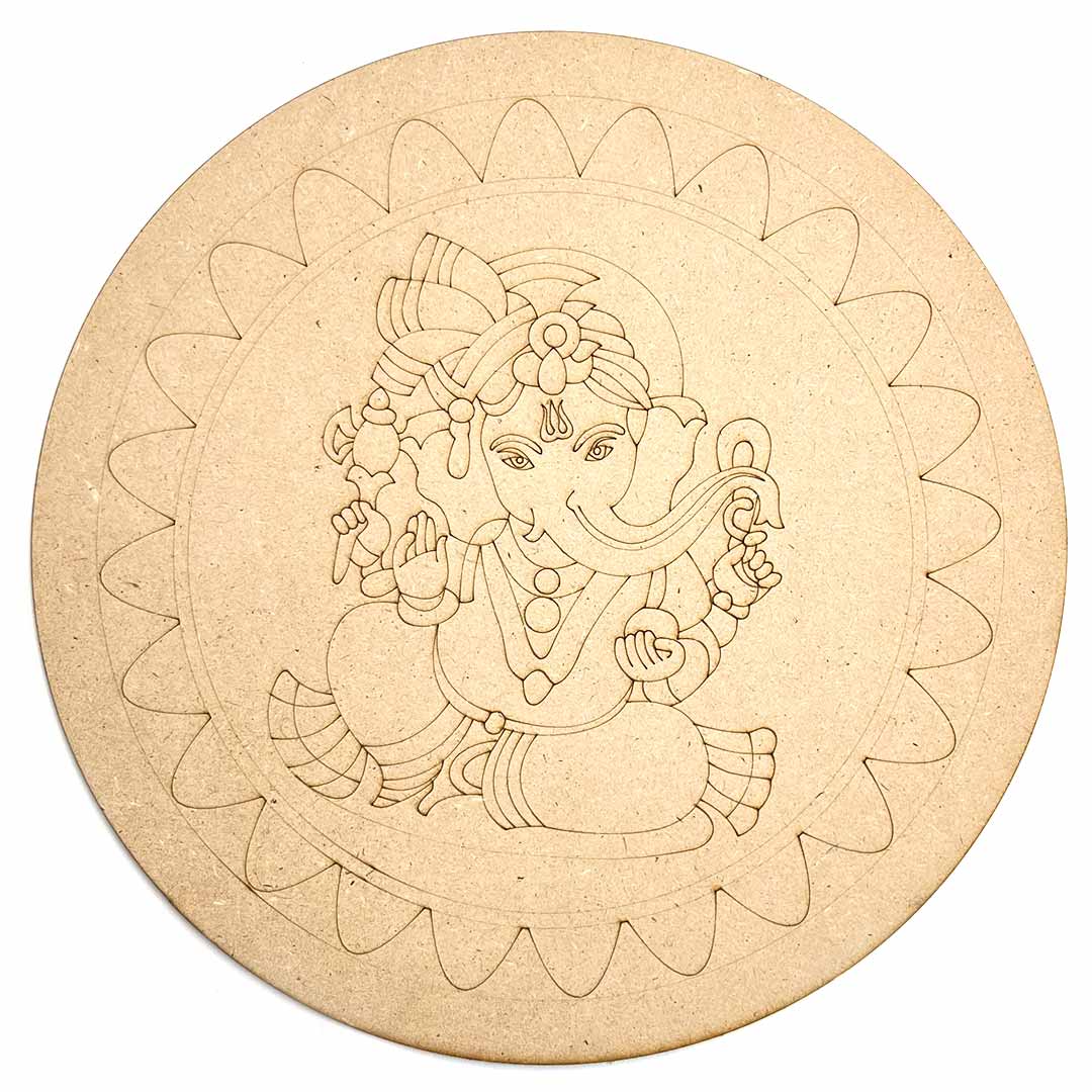 12 Inches Ganpati Ji | Ganpati Ji 12 Inches | Ganpati Ji Engraved | Wall Plate | Wall Plate Ganpati ji | Ganpati Ji Engraved Design Wall Plate | Decoration | Art | Craft | Dress Making | Craft Making | Design | Hobby | Hobby Craft | Hobby Art | Hobby India | Indian Art | Indian Craft | Indian Culture | Adikala Craft Store | Adikala