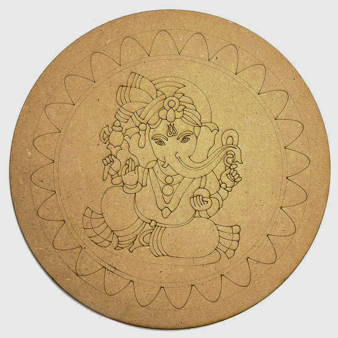 12 Inches Ganpati Ji | Ganpati Ji 12 Inches | Ganpati Ji Engraved | Wall Plate | Wall Plate Ganpati ji | Ganpati Ji Engraved Design Wall Plate | Decoration | Art | Craft | Dress Making | Craft Making | Design | Hobby | Hobby Craft | Hobby Art | Hobby India | Indian Art | Indian Craft | Indian Culture | Adikala Craft Store | Adikala