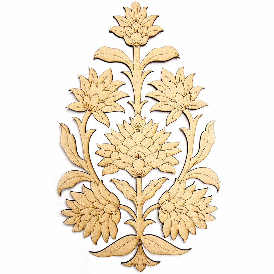 Parsian Floral Motif | Pre-Marked Cutout | Floral design Mdf | Laser Cutting Design | Parsian Flower | Decoration | Art | Craft | Dress Making | Craft Making | Design | Hobby | Hobby Craft | Hobby Art | Hobby India | Indian Art | Indian Craft | Indian Culture | Adikala Craft Store | Adikala