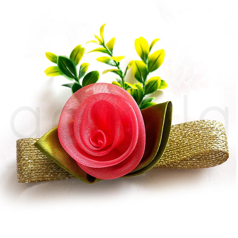 Rani Pink Tissue Flower Bunch Pack Of 4 For Wedding & Home Decoration