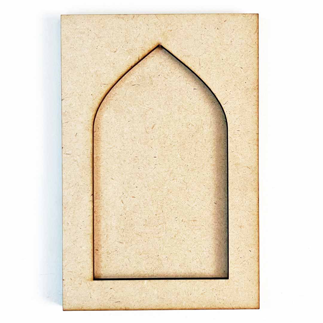 Jharokha Mdf Cutout for DIY Art And Craft, Wall Hanging Decorations, Festival Gift, Wedding Design No.2