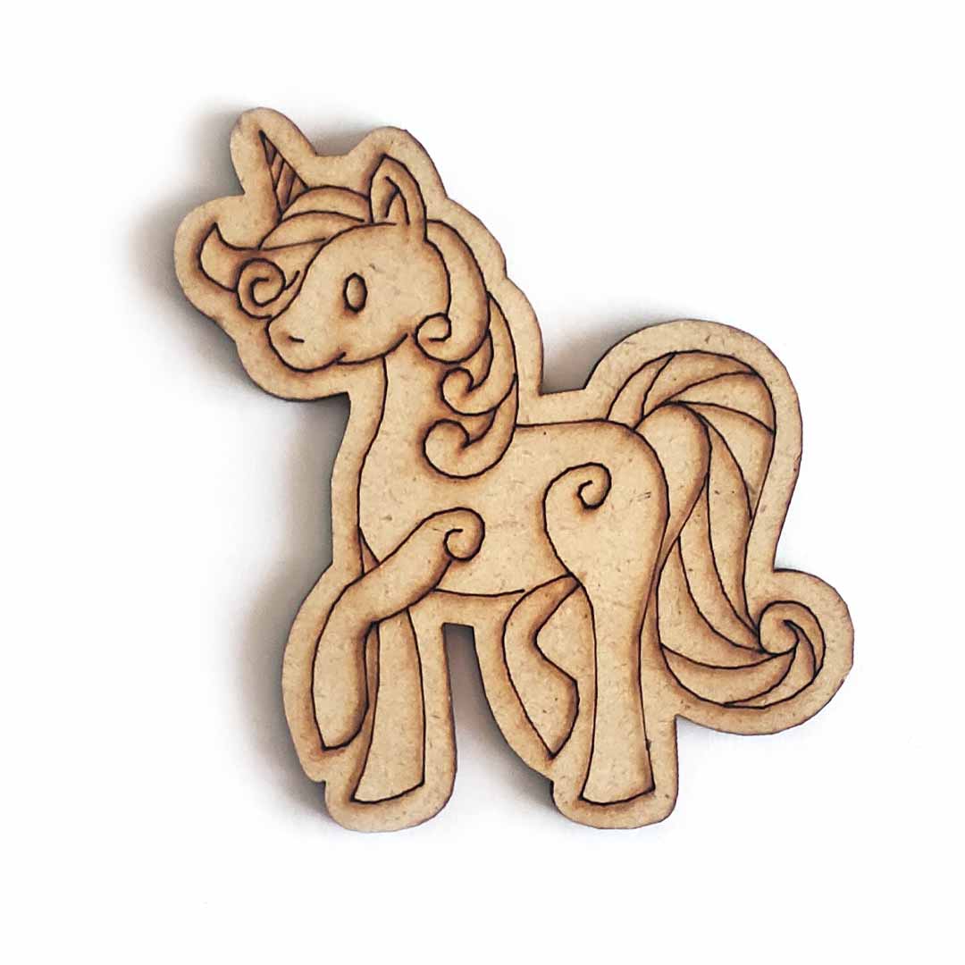 Unicorn Shape Fridge Magnet Design No 2