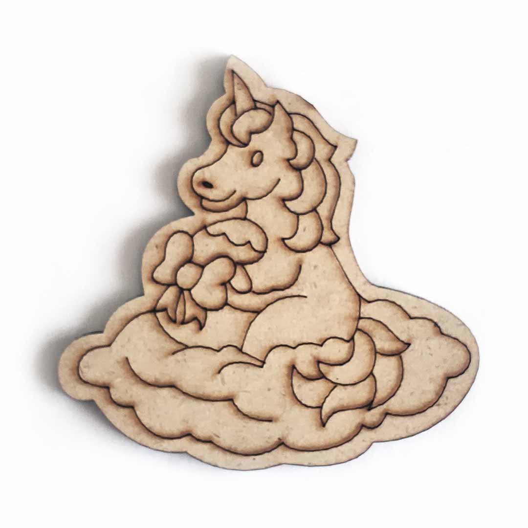 Unicorn Shape Fridge Magnet Design No 5