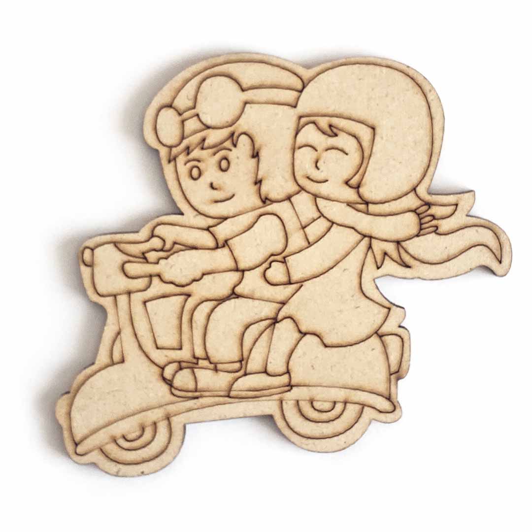 Scooter Shape Fridge Magnet