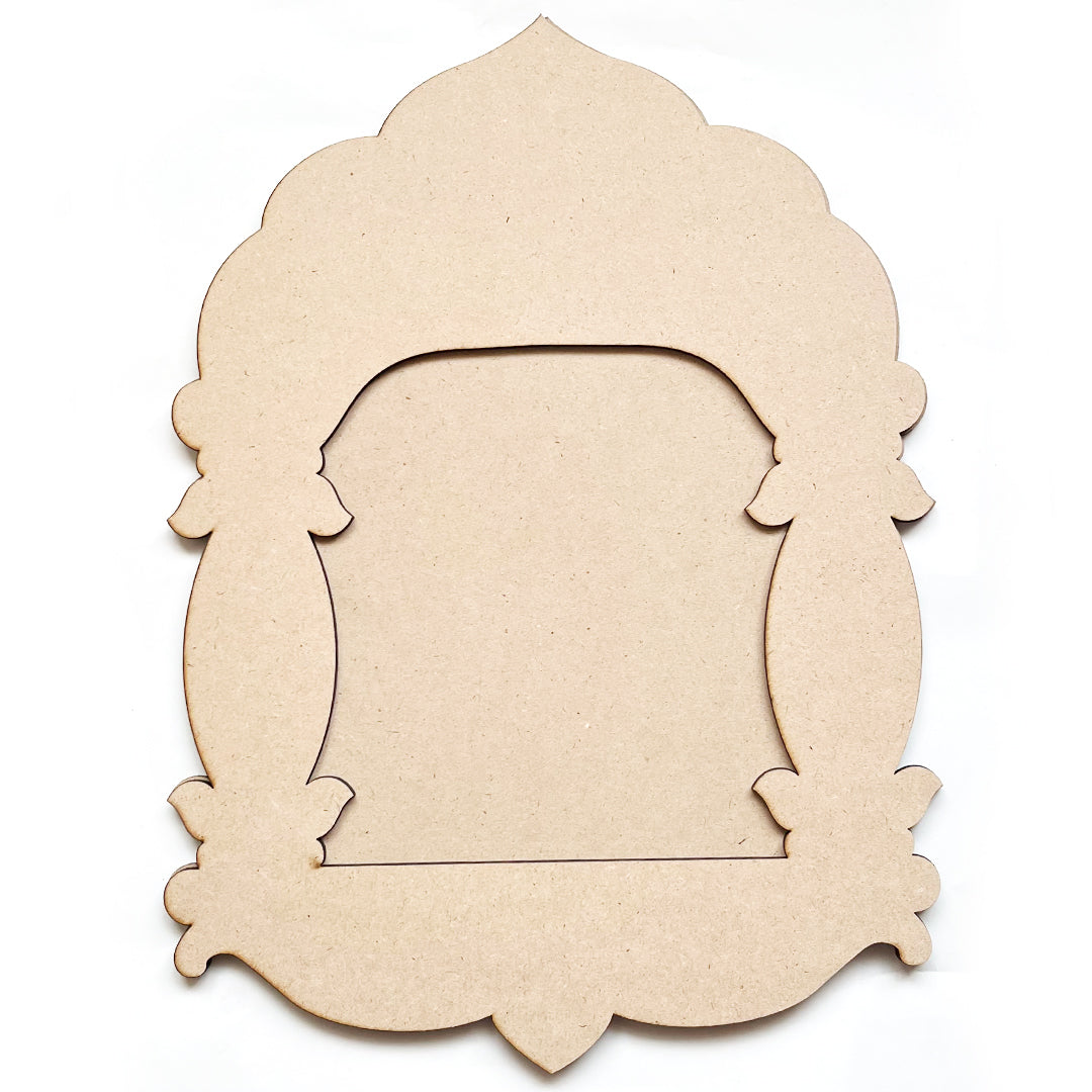 Jharokha Mdf Cutout for DIY Art And Craft, Wall Hanging Decorations, Festival Gift, Wedding Design No.12