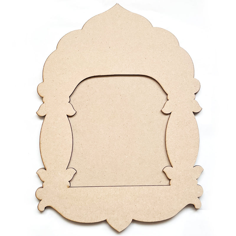 Jharokha Mdf Cutout for DIY Art And Craft, Wall Hanging Decorations, Festival Gift, Wedding Design No.12