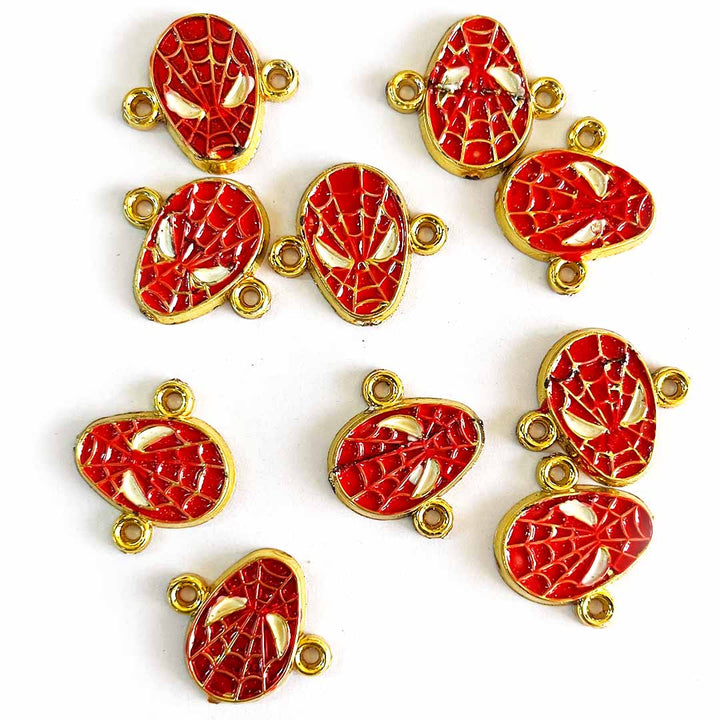 Spiderman Face Charm For Rakhi Pack Of 10