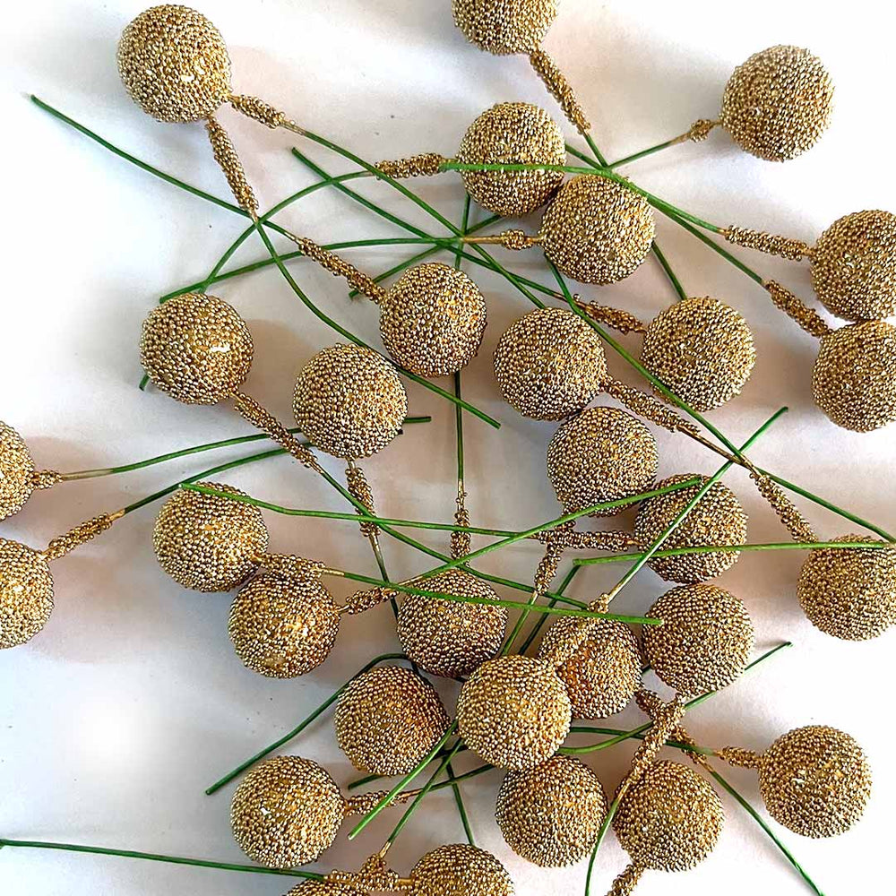 Textured Golden Berries | Golden Berries | Berries | Berries for Decoration | Craft Room Decoration | Art | Craft | hobby craft | Berries Stem Filler | Stem Filler | Filler Berries Set of 50 | Artificial Berries | Gold color Berries | Home Decor Berries | BErries For Gardning | Filler | Decor | Garden | Artifiicial Flower Near me