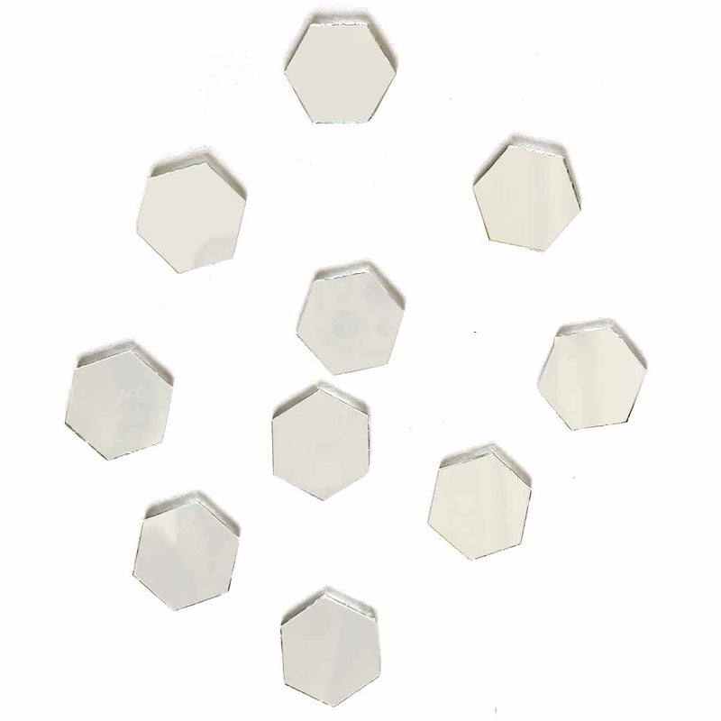 Hexagonal Shape Mirror Pack Of 50 Gram -20mm