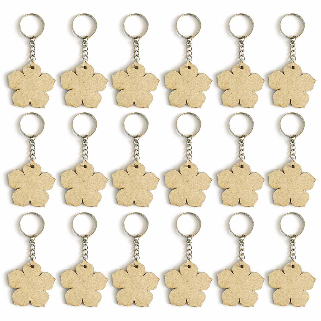 Flower Shape Key Chain | MDF Key Chain | Handcrafted MDF Key Chains | Elegant Key Chains | Customizable Key Accessories | Stylish Key Holders | Durable MDF Key Rings | Personalized Key Chains | Unique Key Chain Designs | Lightweight Key Chains | Artistic Key Organizers | Premium Finish Key Chains