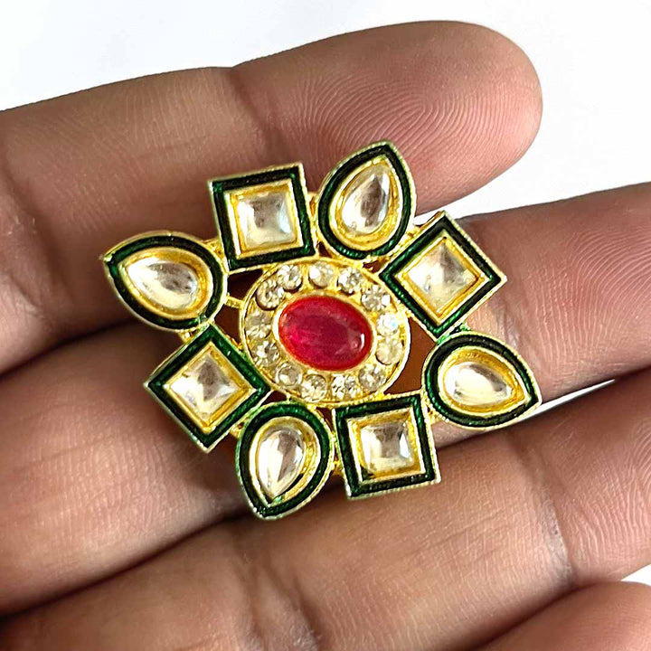 Kundan Connector | Barfu Shape Connector | Jewelry | JewelryDesign | HandmadeJewelry | JewelryLover | JewelryAddict | JewelryGram | JewelryDesigner | JewelryMaking | LuxuryJewelry | FineJewelry | JewelryOfTheDay | CustomJewelry | JewelryStyle | JewelryInspiration | UniqueJewelry | VintageJewelry