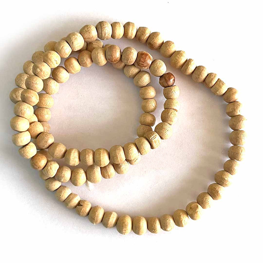 Cream Color Beads | Small Size Beads | Wooden Beads | Pearl Beads | Craft Making Beads | Jewellry Making Beads | Art | Craft | Wooden Art | Wooden Craft | hanging Beads