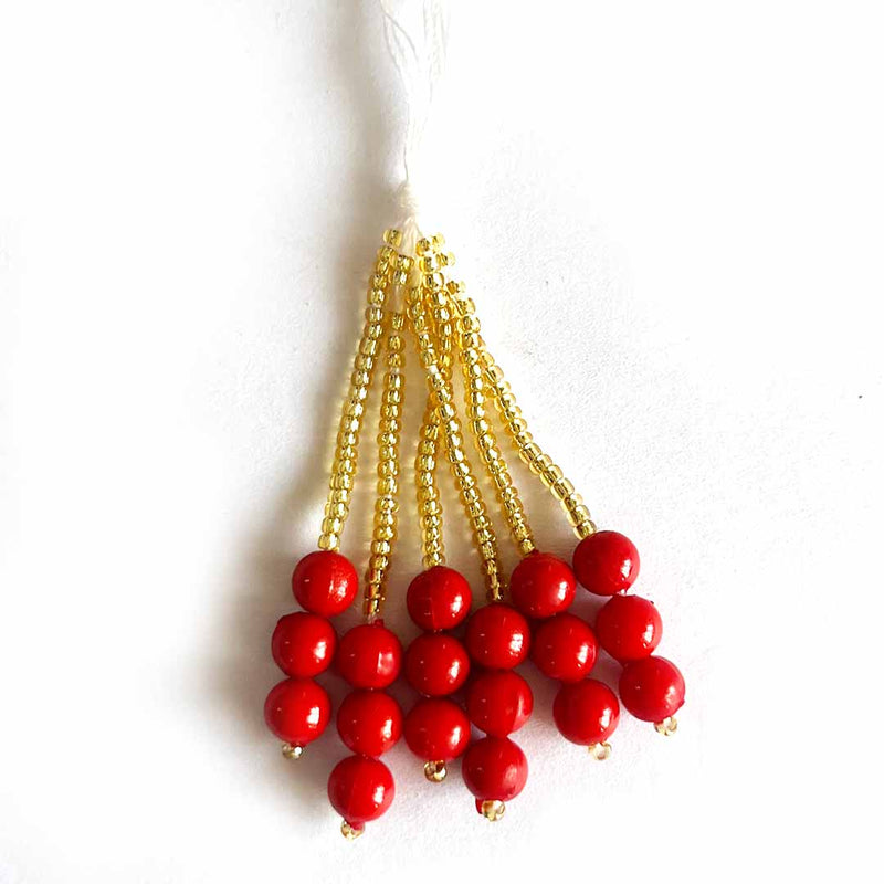 Red Color Beads Tassels | Tssels | Beads Tassels | tassel | Glass beads | Plastic beads | Wooden beads, Metal beads | Crystal beads | Ceramic beads | Seed beads | Gemstone beads | Acrylic beads | Pearl beads