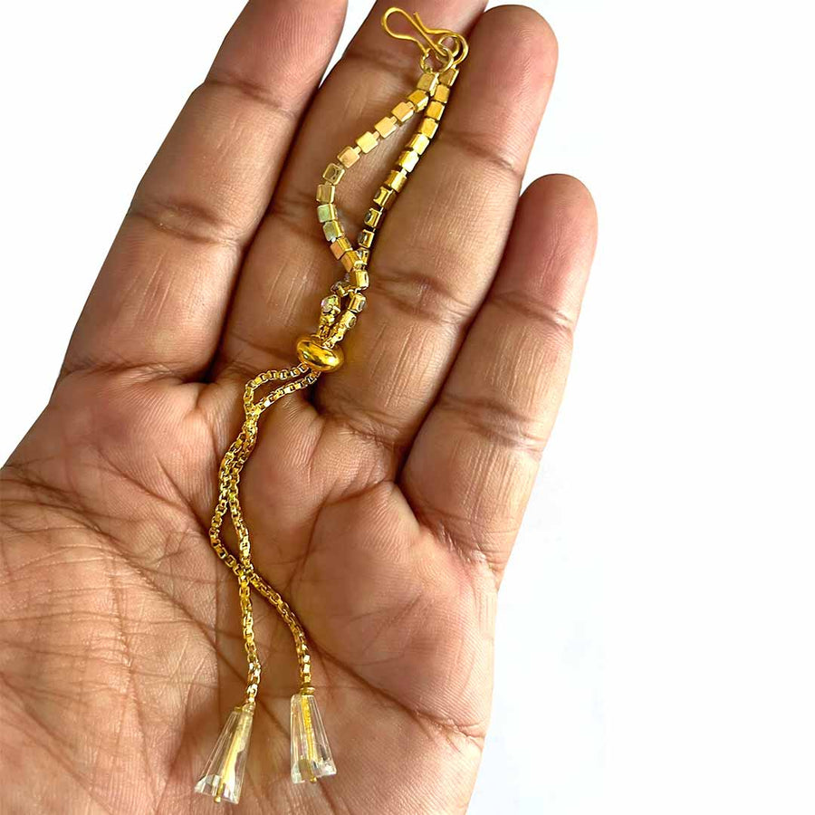 Crystal Beads | White Beads | Jewllry Making Item | Beads Plated Bracelet Chain | Jewelry Making & Rakhi | Beads | katdana | Tassels | Hanging Tassels | Decor | Decoration Essentials | Craft | Art | Hobby Craft | Craft Near Me | Art Near Me | Indian Art | Indian Culture | Wedding | Lehnga | Saree | Necklace | Adikala Craft Store