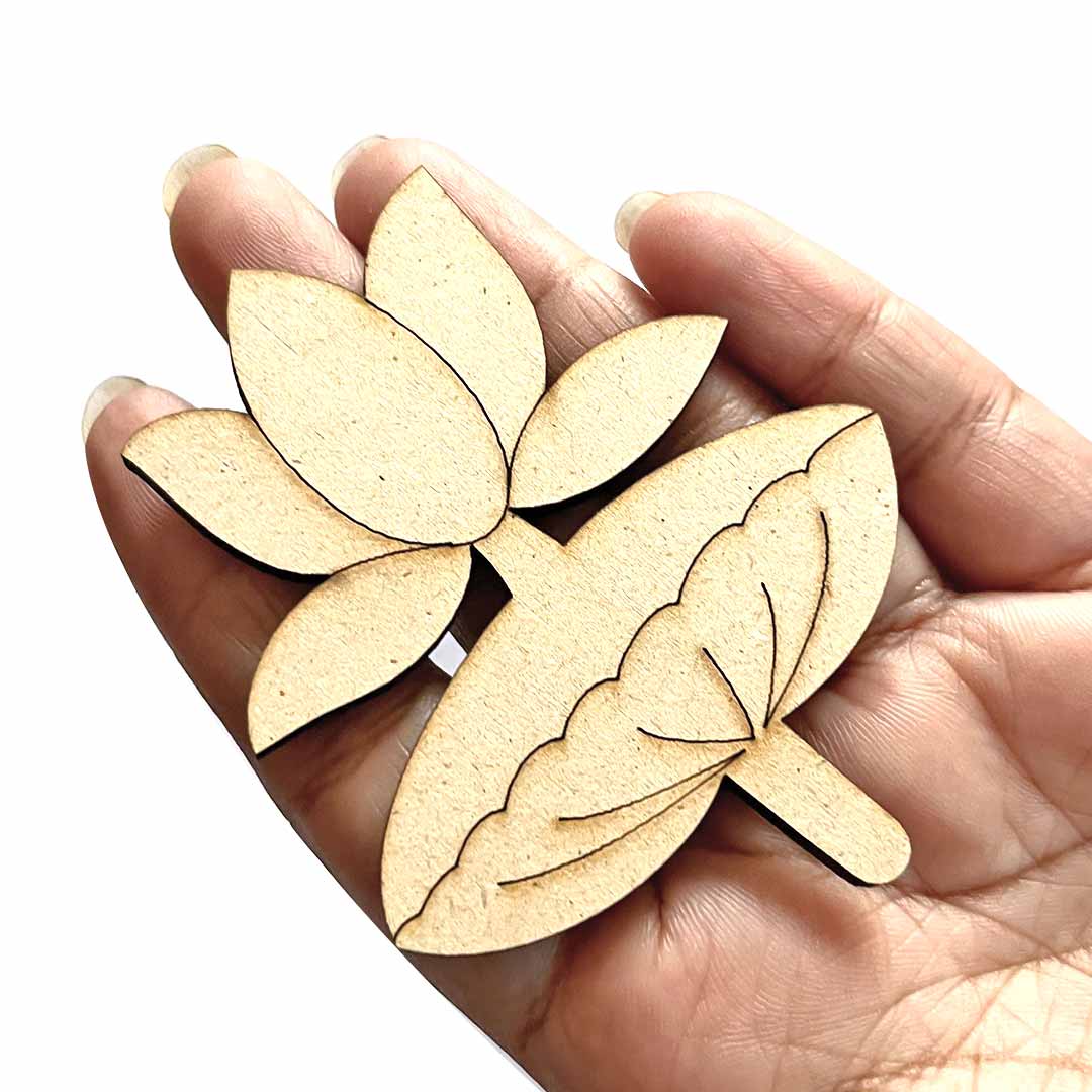 Pichwai Lotus Engraved Design Set of 10