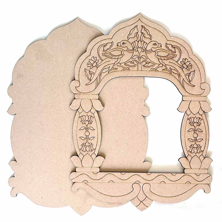 pre-marked Jharokha Mdf Cutout for DIY Art And Craft, Wall Hanging Decorations, Festival Gift, Wedding Design No.10