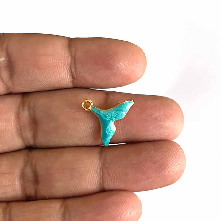  Blue Color tail | Blue Whale Tail | Whale Tail | Metal Charms | Pink Whate tail | Home Decoration | Temple Decoration | mandir Decoration | Art Craft | hanging Art | Culture | Decor Items | Design | Laser Cutting Product | Hobby Craft | Decoration Essentials