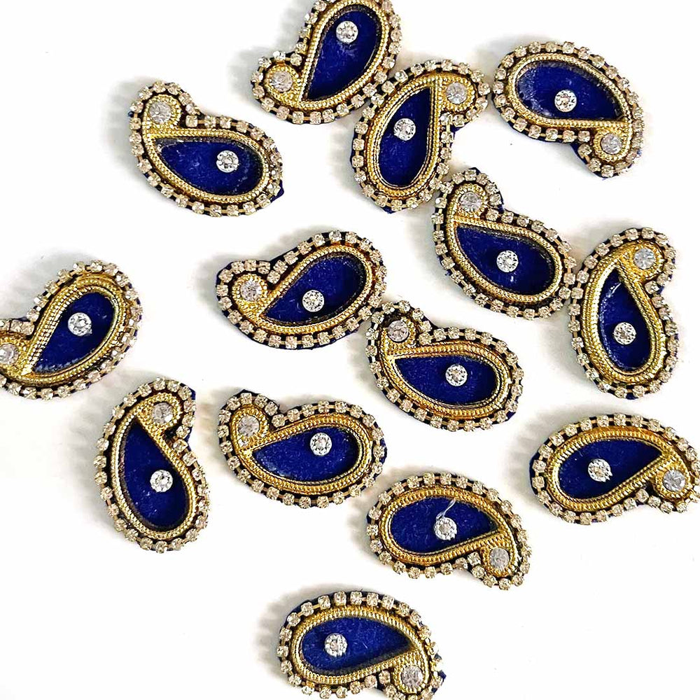 Booti | Navy Blue Color Pazily | Home Decoration | DIY Craft | Laddu Gopal Clothes Item | Art Craft | Crafting Items | Hobby Craft | Craft Shop Near Me | Adikala Craft Store | Adikala