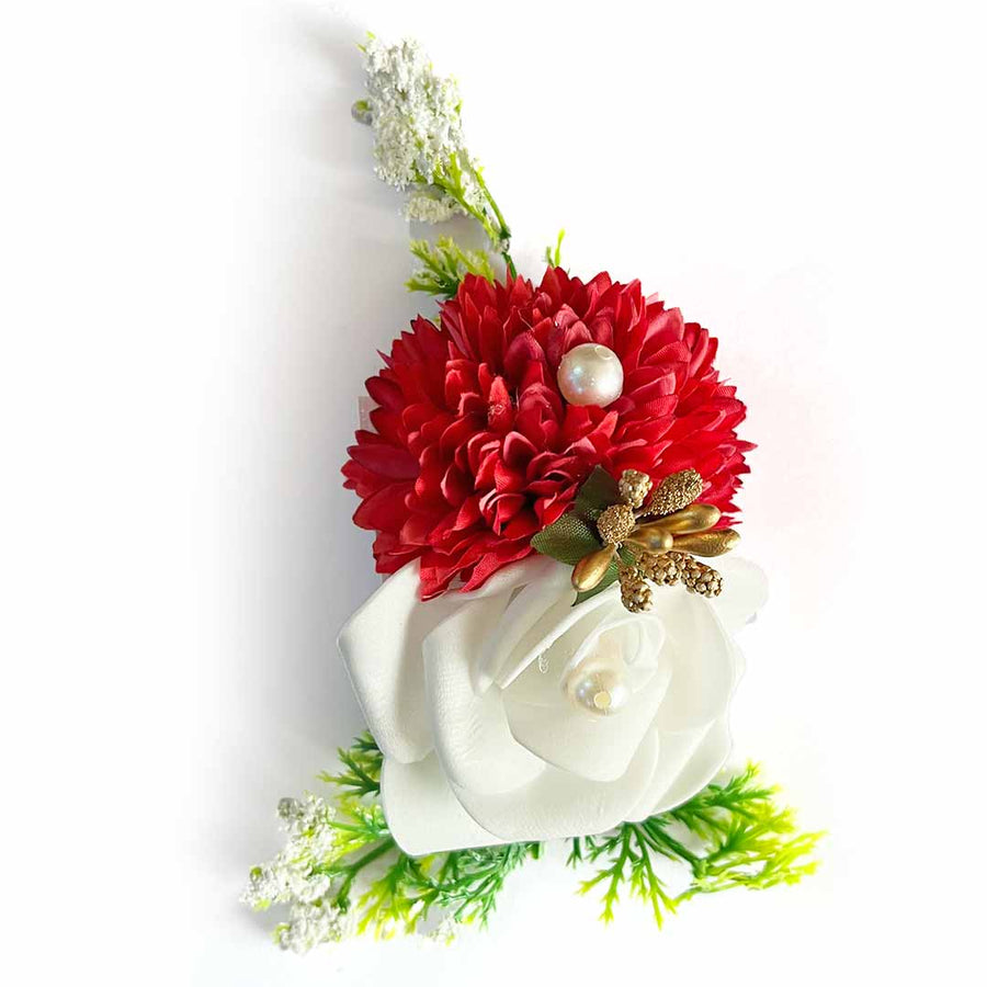 Red Color Flower Bunch | Cream Color Flower Bunch  festival Flower | Decorative Flower | flower For Decoration At Home | Artifcial Flower | Flowers | Wedding Frower  | Art | Craft | Hobby Craft | Craft Shop Near Me | Adikala | Adikala Craft Store