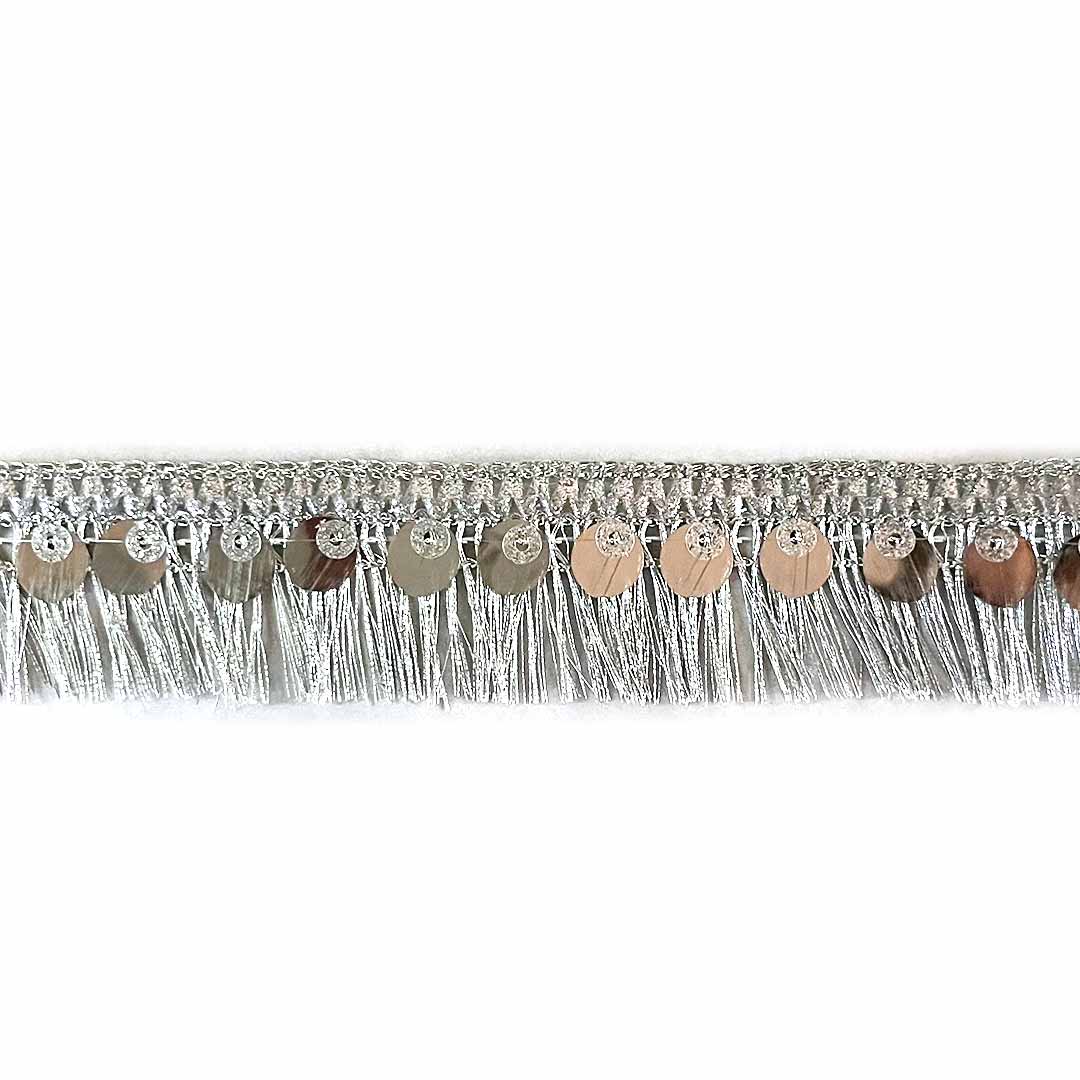 Silver Color Tassels | Craft Making Tassels | Lace For Saree Design | Lace For Suit Design | Lace For Gown Design | Lace For Decoration | Fringe Lace | Fringe Lace Tassels | Craft | Art | Adikala Craft Store | Adikala