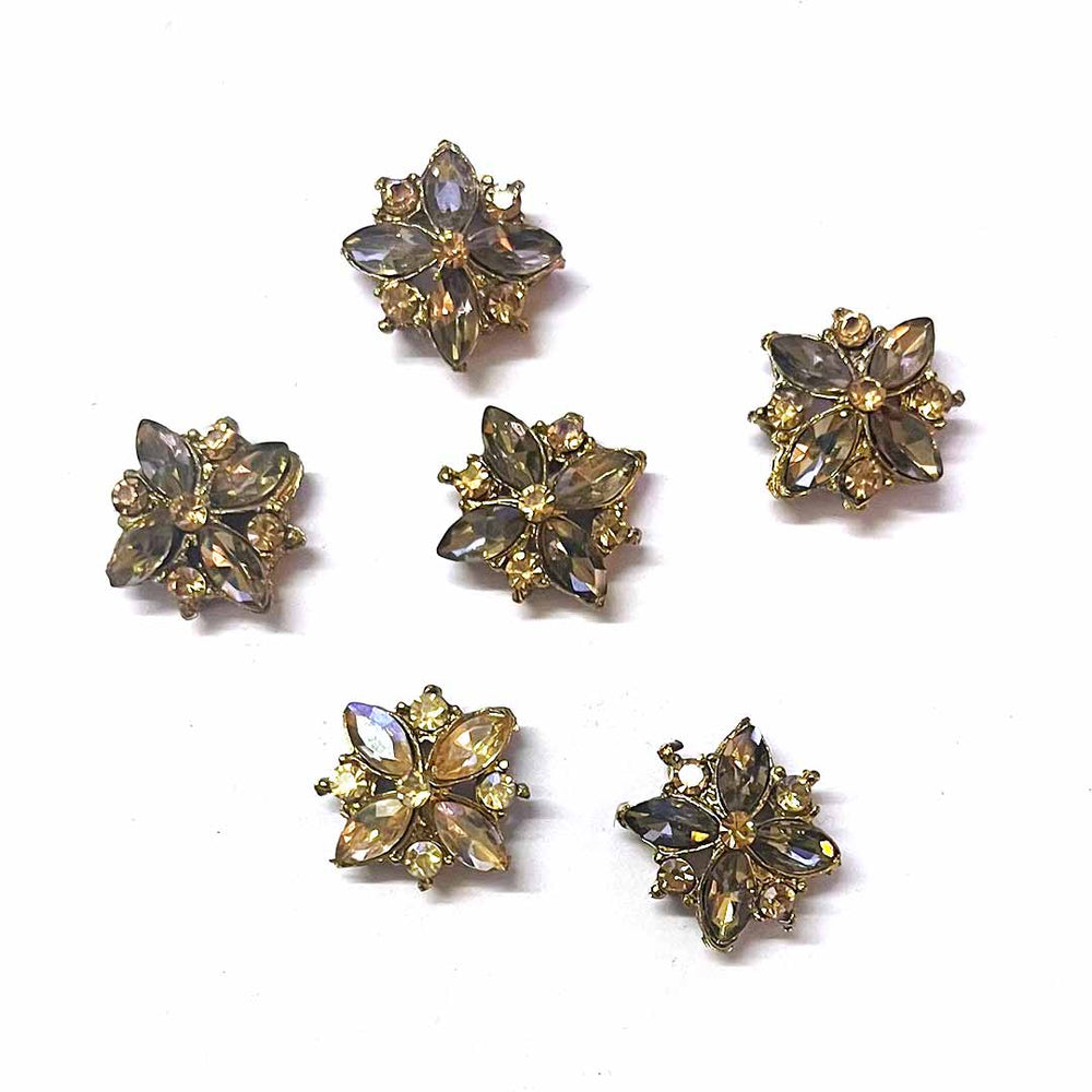 Bronze Square Shape Button | Buttons | Fancy Button | Jarkan | Buttons For Craft making Idias | dress Design | Gown Design | Clothes | Festival | Art | craft | Amazing Art | Hobby Craft | Adikala Craft Store | Adikala 