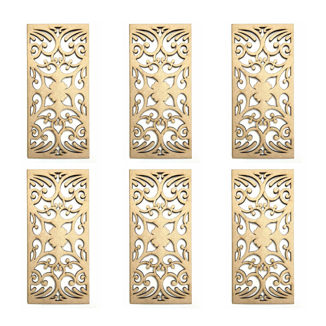 Abstract Pattern | Tealigjht Plater | Plater Pack | Craft | Art | Decoration | Hobby Craft | Hobby India | Art & Decoration | Mdf | MDF Cutouts | Laser Cutting Design | Adikala Craft