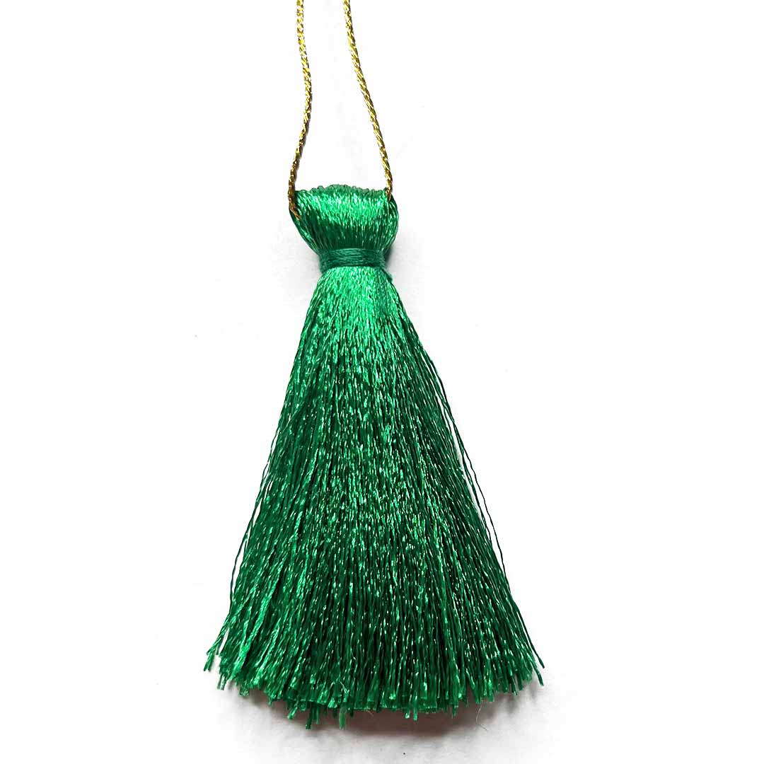 Green Tassels Pack Of 5 | Tassels | Toran | Silk Thread