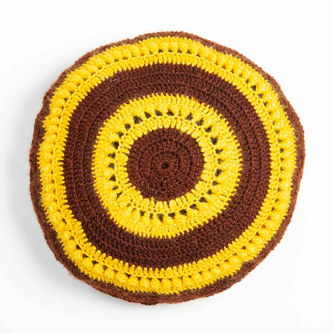 Handwoven Brown & Yellow Wool Cushion Cover Set Of 2 | Handwoven Brown | Yellow Wool Cushion Cover | Brown & Yellow Wool Cushion Cover | art Craft | Craft | Craft Store Online | Adikala Craft Store