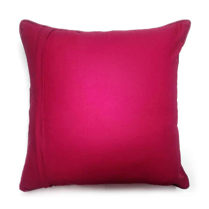 Pink Handloom Chanderi Modal Cushion Cover | Pink Handloom Chanderi Modal | Chanderi Modal | Chanderi | Modal | Cushion Cover | Cushion | Cover | Art Craft | Craft | Craft store online | Adikala Craft Store