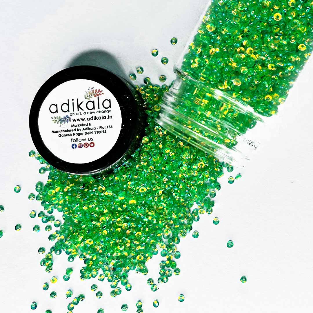 Green Glitter/Sequins (GS1)