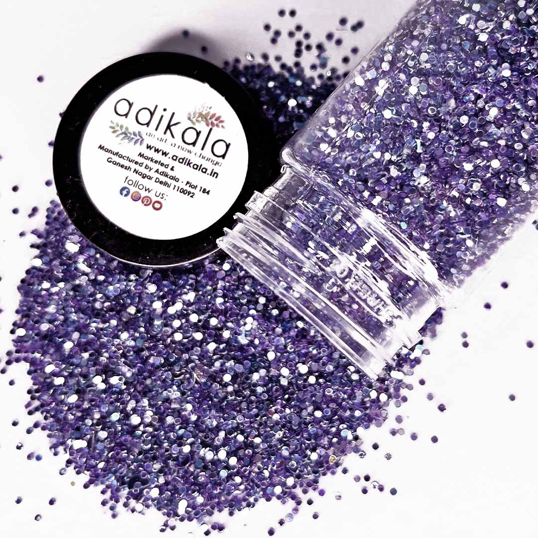 Purple & Silver Mini Glitter (PG1)