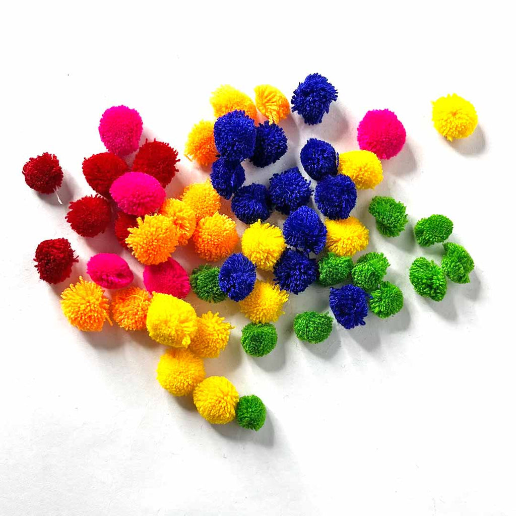 Red - Pom Pom Balls – Adikala - Craft Store