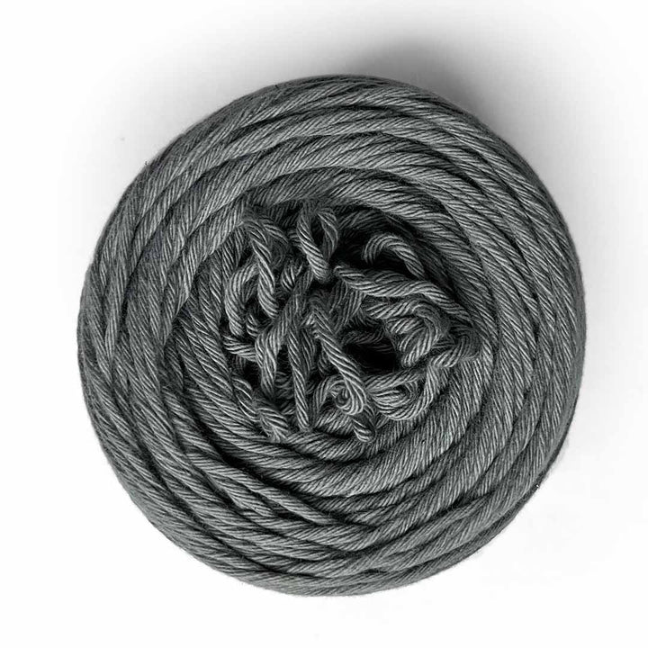 Gray Color 8 PLY Cotton Crochet Thread Balls for Weaving and Craft Making - 100GMS