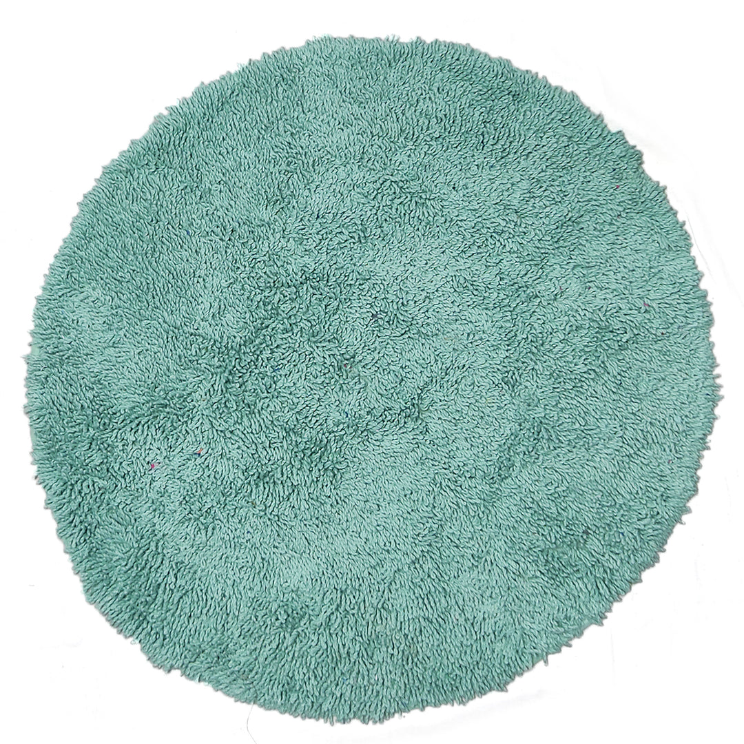 Green Twisted soft cord floor mat