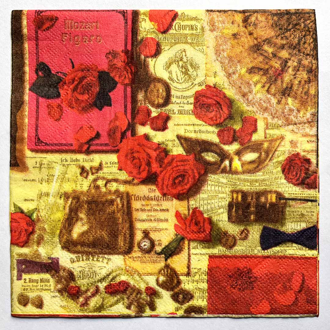 Vintage Style - Decoupage Napkin