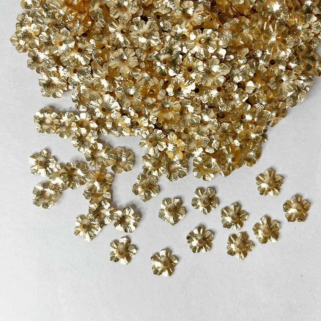 Golden Flower Shape Sequins & Shakers