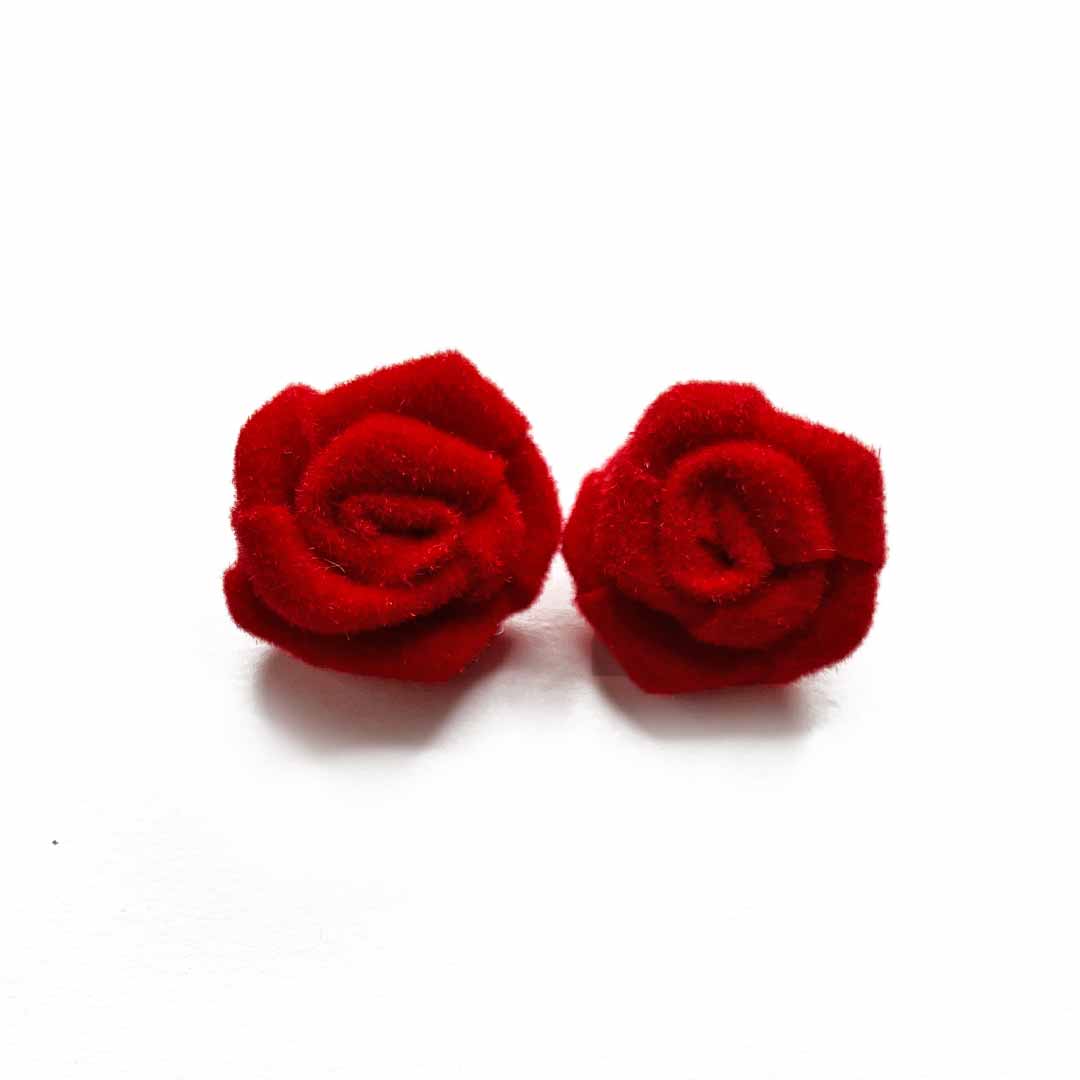 Maroon Color Velvet Rose Flower Set Of 20 | Maroon Color Velvet | Rose Flower | Adikala Craft Store | Art Craft | Decoration | Festivals | Adikala | Shadi Decoration   | Wedding Decoration  | wooden Color Flower | Artificial Flower