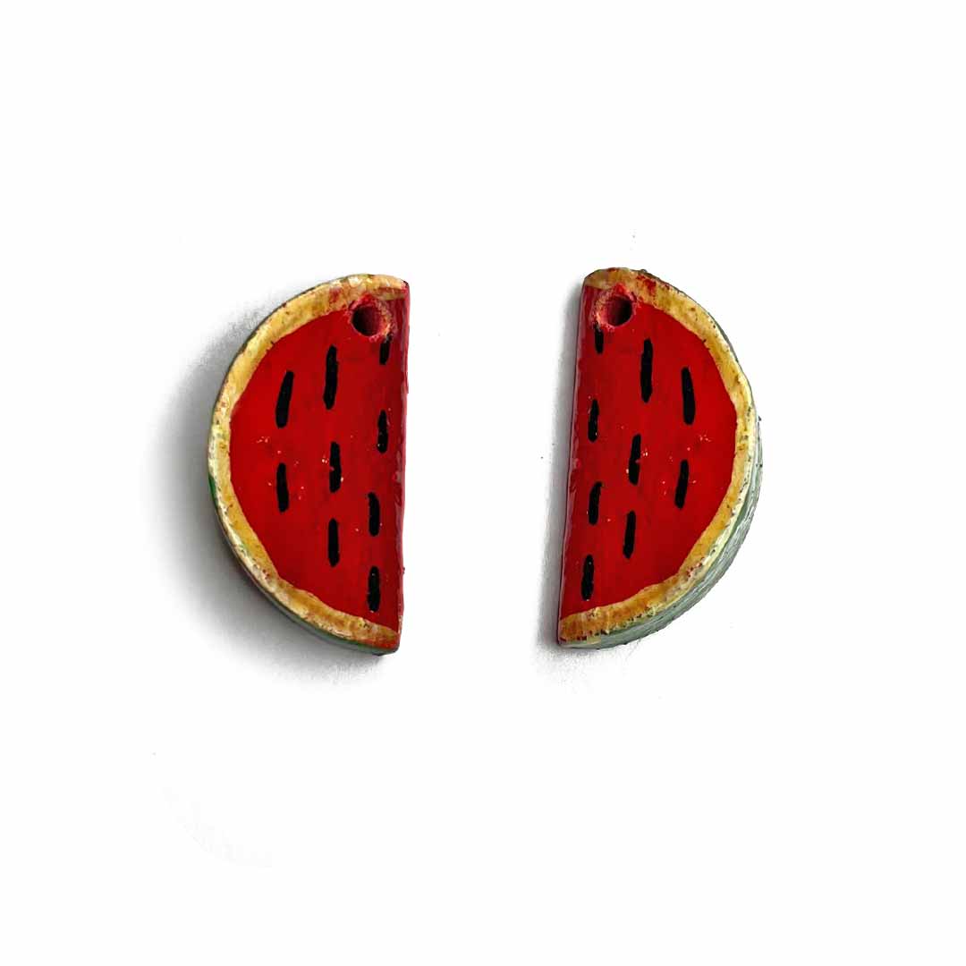 Watermelon Wooden Miniature | Watermelon Miniature | Wooden Craft | Adikala Craft Store