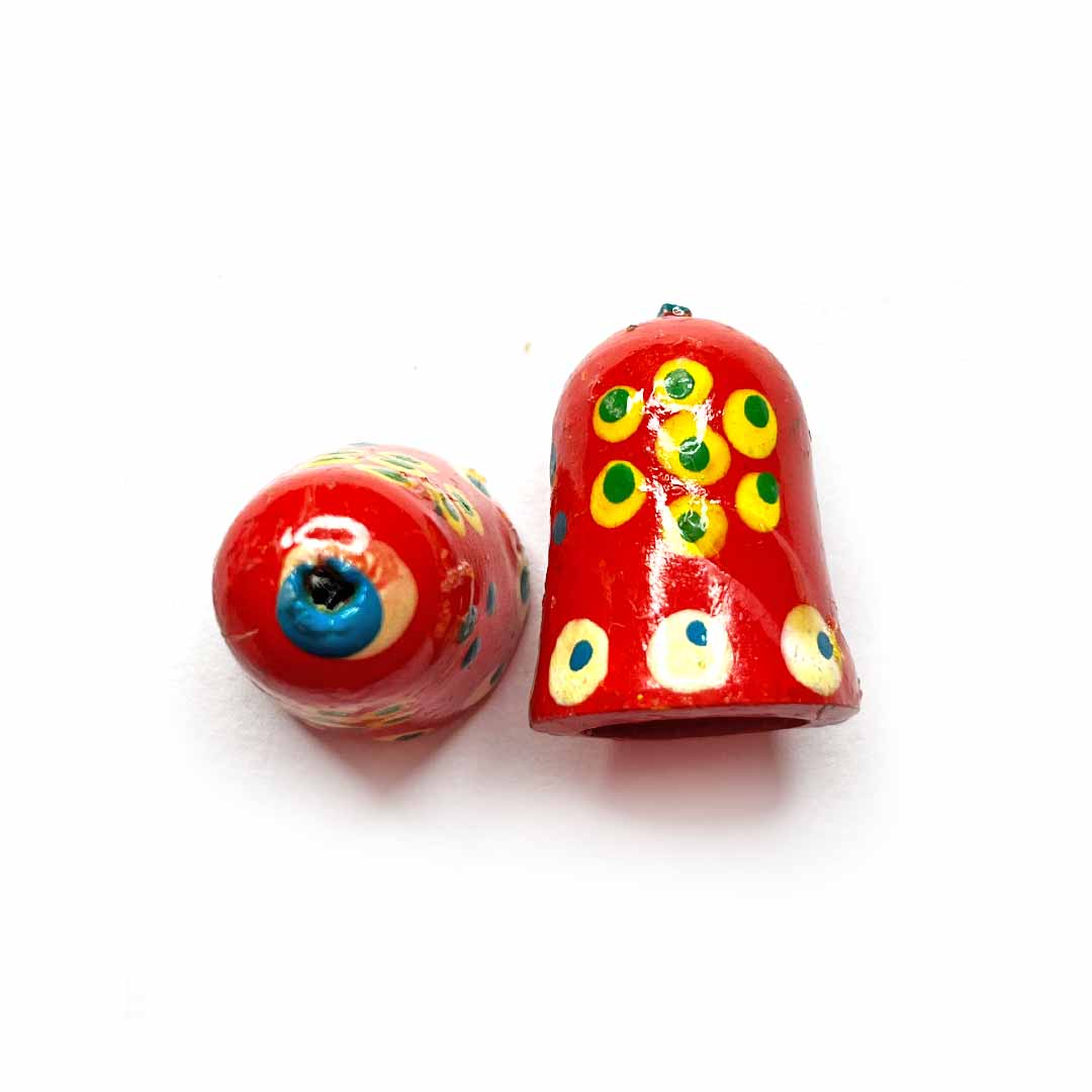 Red Color Wooden Bell Miniature | Wooden Bell | Bell | Bell Miniature 