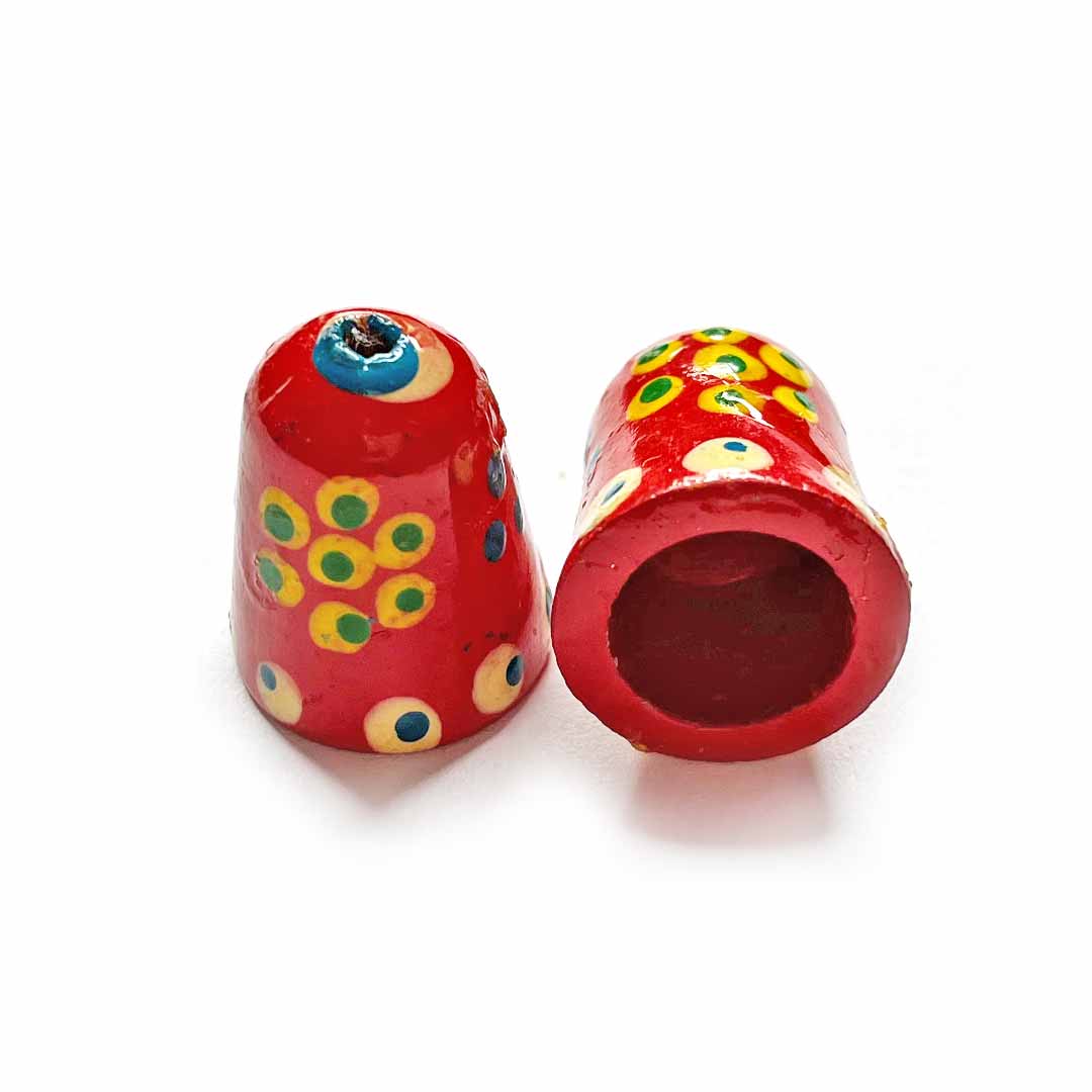 Red Color Wooden Bell Miniature | Wooden Bell | Bell | Bell Miniature